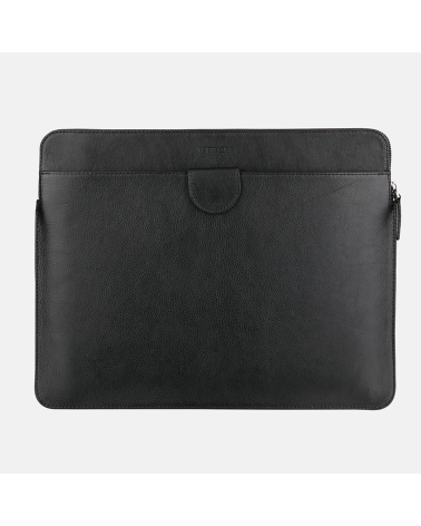 ELITE - Czarna aktówka na dokumenty skórzana