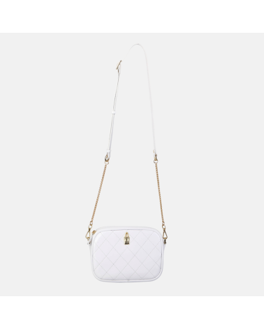 Biała torebeczka skórzana Nel