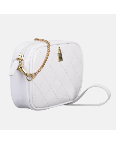 Biała torebeczka skórzana Nel