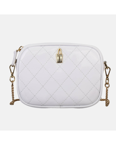 Biała torebeczka skórzana Nel