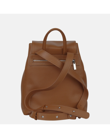 ESTER - Jasnobrązowy plecak skórzany