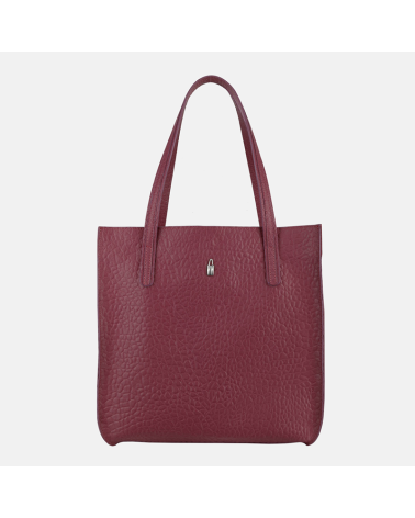 Brudny róż torebka skórzana